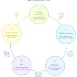 image circulaire qui représente les 5 épaes du RSE